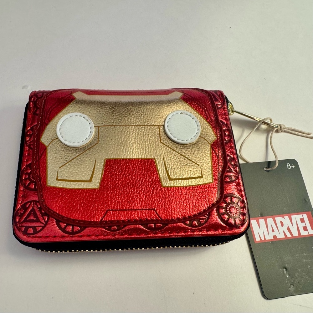 NWT. Loungefly Funko Pop! Marvel Ironman Zip Around Wallet.